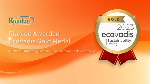 Rianlon Awarded EcoVadis Gold Medal, Further Highl